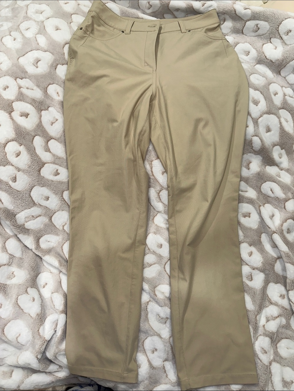 lululemon athletica Straight Leg city Pants in Tan